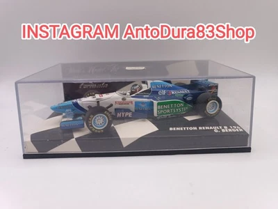 Benetton Renault B196 Gerhard Berger #4 1996 Minichamps. Scala  1/43  - Immagine 1 di 4