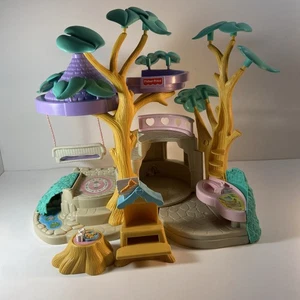 Vintage 1996 Fisher Price Hideaway Hollow Treehouse Playset   - Picture 1 of 22