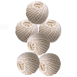 2mm Grey Cotton String Balls Twine Craft Cord Rope Balls Gift Wrapping Ties UK - Picture 1 of 15
