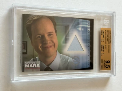2006 Inkworks VERONICA MARS Joss Whedon COSTUME Screen Used Wardrobe BGS 9.5 Gem - Image 1 of 3