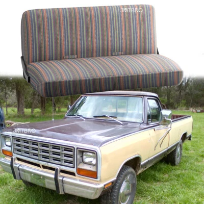 Cubiertas de asiento de auto manta de sillín de banco de camioneta para Dodge D150 D200 D300 multicolor Foto 1 de 4
