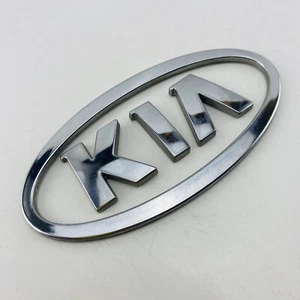 01 02 03 04 05 Kia Optima Emblem Logo Symbol Badge Trunk Lid Rear Chrome OEM E82 - Picture 1 of 6