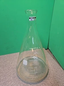 Corning Pyrex 4980-6L, Flask, Erlenmeyer, Heavy Duty, 6,000 ml | Reinforced Rim - Picture 1 of 3