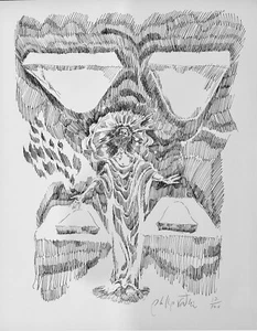 Phillip Ratner Signed Numbered Lithograph - LE 100, Biblical Scene free shipping - Picture 1 of 2