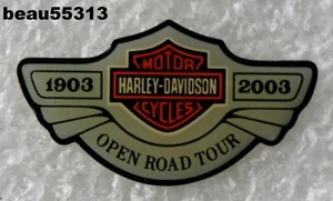 ⭐2003 100th ANNIVERSARY HARLEY DAVIDSON "OPEN ROAD TOUR" WING JACKET VEST PIN - Picture 1 of 1