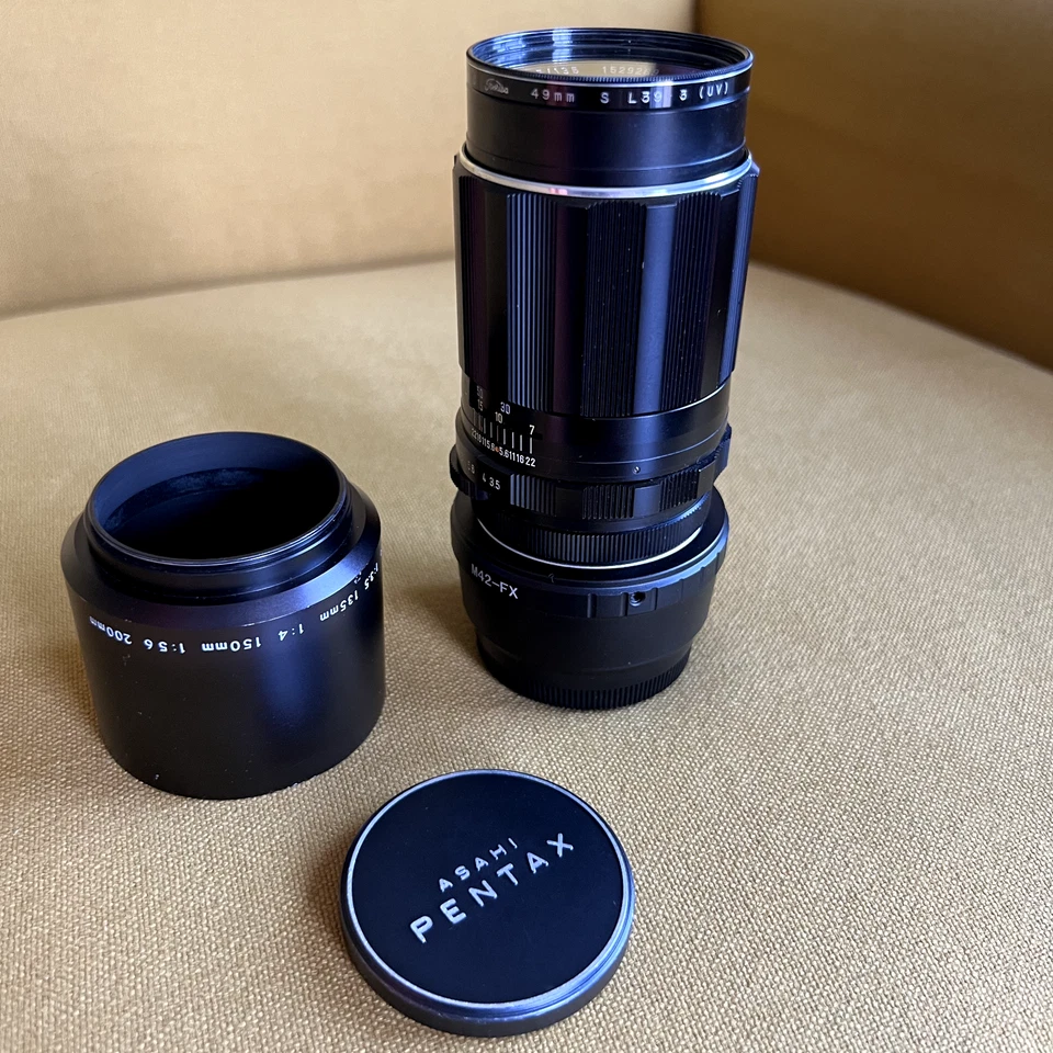【Casi Como Nuevo】PENTAX Super-Multi-Coated TAKUMAR 135mm F3.5 SMC MF con M42 - Fuji X Foto 1 de 4