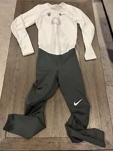 Herren Nike Pro Elite Oregon Enten Track Unitard Speedsuit Skinsuit vollweiß S - Bild 1 von 2