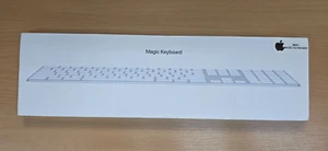 Apple Magic Keyboard with Numeric Keypad -BLUETOOTH - UK - MQ052B/A A1843 - NEW - Picture 1 of 3