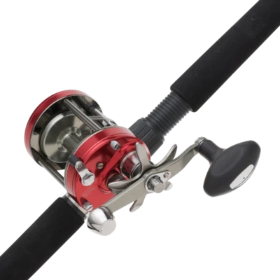 Abu Garcia Ambassadeur 7000 Baitcasting Combo Medium Heavy 8 Ft, Right - Image 1 of 3