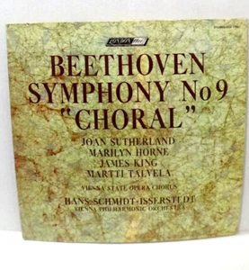 BEETHOVEN Symphony #9 Choral Vienna Orchestra 12" Vinyl Record Album 1966 London - Picture 1 of 2