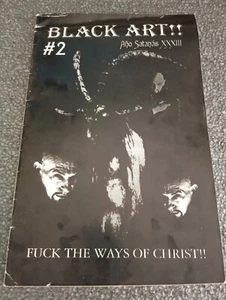 Black Art!! #2 Fanzine 1999 Sargatanas Enthroned Funeral Frost Acheron Abigor - Imagen 1 de 11