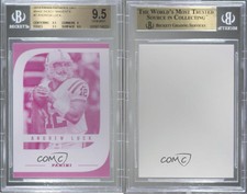 2013 Panini Father's Day Progressions Magenta Andrew Luck #7 BGS 9.5 GEM MINT