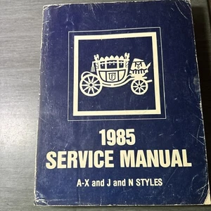 1985 Fisher Body Service Manual Original HM A-X And J-N Styles. - Foto 1 di 13