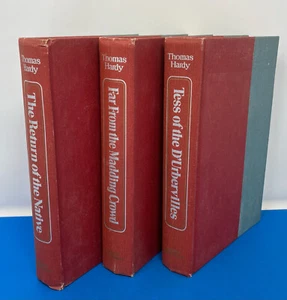 Thomas Hardy Book Set of 3: Tess D'Ubervilles, Madding Crowd, Return of Nature - Picture 1 of 19