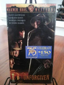 Unforgiven (1993) VHS Clint Eastwood Gene Hackman Morgan Freeman Western New - Picture 1 of 2