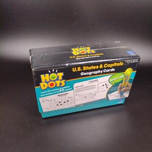 HOT DOTS U.S. States & Capitals Geography Cards Grade 3+NEW IN BOX Edu