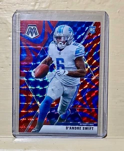 2020 D'Andre Swift Panini Mosaic Prizm #215 Rookie NFL Trading Card Lions - Picture 1 of 2