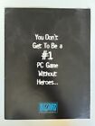 Blizzard Action Figure Press Advertising Pamphlet 1998 Starcraft Warcraft Rare