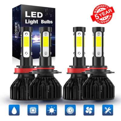 9005 H11 Kit de bombillas LED de haz alto bajo para Mazda CX-3 2016 2017-2019 4x Foto 1 de 4