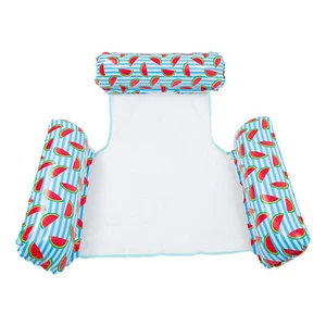 Inflatable Floating Pool Hammock Lounge Chair Water Swimming Floating Mesh Bed - Picture 1 of 9