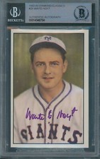 1982-83 Diamond Classics #28 Waite Hoyt Beckett Authentic Autograph Signed *6754