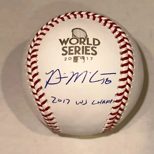 BRIAN McCANN Signed Official 2017 WORLD SERIES Baseball Beckett Auth & Inscrip - Picture 1 of 3