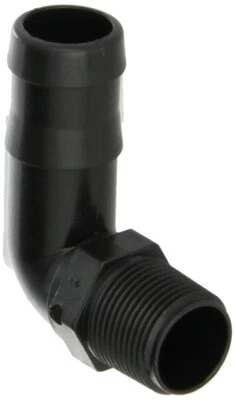 Шланг с колючей проволокой Banjo фитинг 3/4 дюйма NPT X 1 дюйм штуцер HB075/100-90 - Изображение 1 из 2