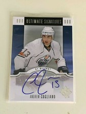 2007-08 ULTIMATE COLLECTION ULTIMATE SIGNATURES ANDREW COGLIANO #US-AC AUTO
