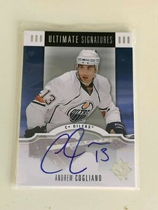 2007-08 ULTIMATE COLLECTION ULTIMATE SIGNATURES ANDREW COGLIANO #US-AC AUTO
