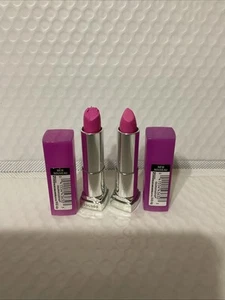 2x Maybelline Color Sensational Lipstick #720 POWER PEONY Damaged Tip - Picture 1 of 2