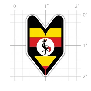 Ugandan Driver Badge Soshinoya Sticker for water bottle phone tumbler hard hat - Picture 1 of 4