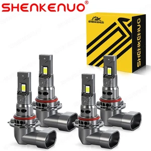 For GMC Sierra Truck 1999-2007 Combo 9005+9006 LED Headlight High Low Beam Bulbs - Picture 1 of 18