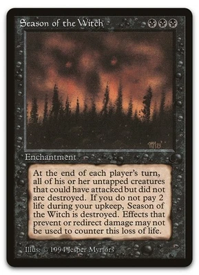 Season of the Witch (LP) The Dark DRK Magic MTG - Image 1 of 2