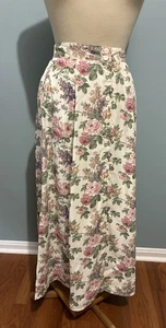 Vintage 80s Floral Skirt - Picture 1 of 6