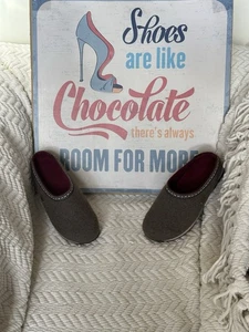 Zuecos sin cordones Therafit marrón jaspeado de lana arco podológico para mujer 39/8,5 - nuevos sin caja - Imagen 1 de 7