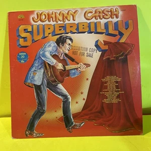 Johnny Cash LP Super Billy 1955-1958 Sun Recordings Yellow Vinyl M-/M- - Picture 1 of 5