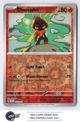 Charcadet 033/191 - SV08: Surging Sparks Common REVERSE Holo NM - Image 1 of 2