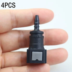 4PCS 180° Fuel Line Hose Pipe Quick Release Plastic Connector 6.30mm ID3 for Car - Picture 1 of 4