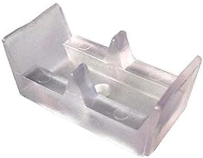 Gordon Glass® Paracolpi trasparenti per porta doccia scorrevole con cornice - (Set di 2) - Immagine 1 di 3