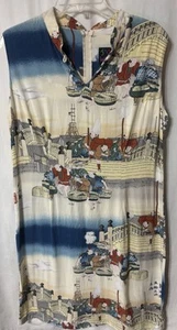 Jams World Womens "Hikyaku" Print Dress Size XL - Picture 1 of 8