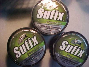3 Sufix Pro Mix Clear blue Monofilament Fishing Line1000 Y 3000 yards 4 lb - Picture 1 of 4