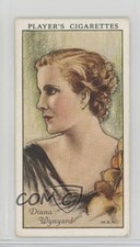 1934 Player's Film Stars Series 1 Tobacco Diana Wynyard #49 7ut