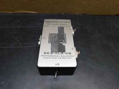 SESCOM XLR Balanced Audio A/B Passive Switch ...