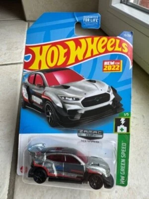 HOT WHEELS 2022 HW GREEN SPEED ZAMAC FORD MUSTANG MACH-E1400 ZAMAC 1:64 - Photo 1/4