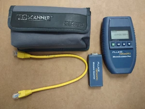 Fluke networks Microtest Microscanner Pro Cable Tester + WIREMAP adapter + case - Picture 1 of 6