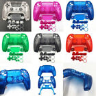 Replacement Clear Color Skin Shell Gamepad With Buttons For Sony Playstation 5