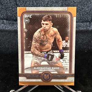 2019 Aleksandar Rakic ROOKIE UFC MUSEUM COLLECTION BRONZE PARRALLEL SP # /159