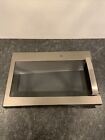 GE Slate Microwave Door Assembly With Squared off Handle 23 5/8" x 15 1/2"