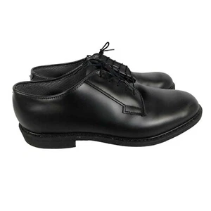 Bates Men's Black Leather Almond Toe Lace Up Oxford Dress Shoes Size 11.0 NIB - Picture 1 of 11