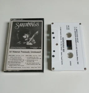 SANTANA '68 CASSETTE TAPE CICADELIC USA 1988 - Picture 1 of 1